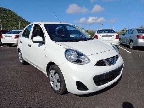 Nissan March Pearl white-SOLD