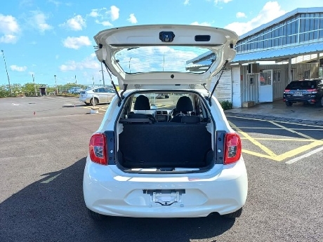 Nissan March Pearl white